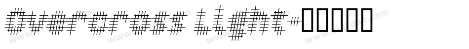 Overcross Light字体转换